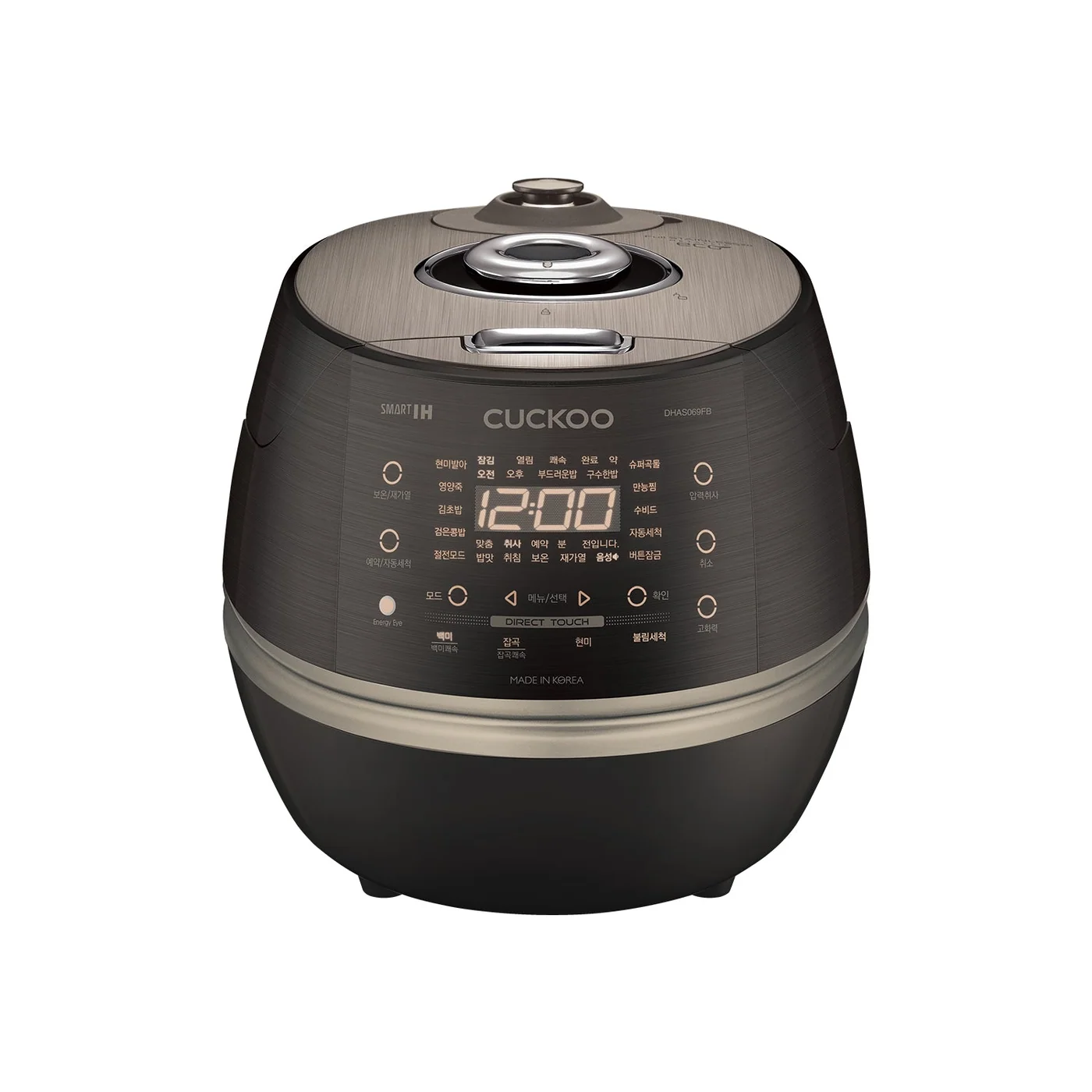 Nồi cơm điện cao tần áp suất Cuckoo CRP-DHAS069FB 1.08L Lòng inox