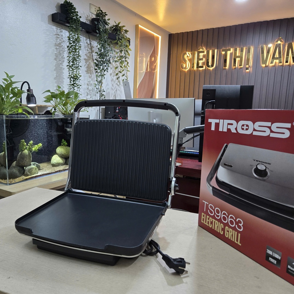 Máy kẹp nướng bánh mì Tiross TS9663 loại lớn