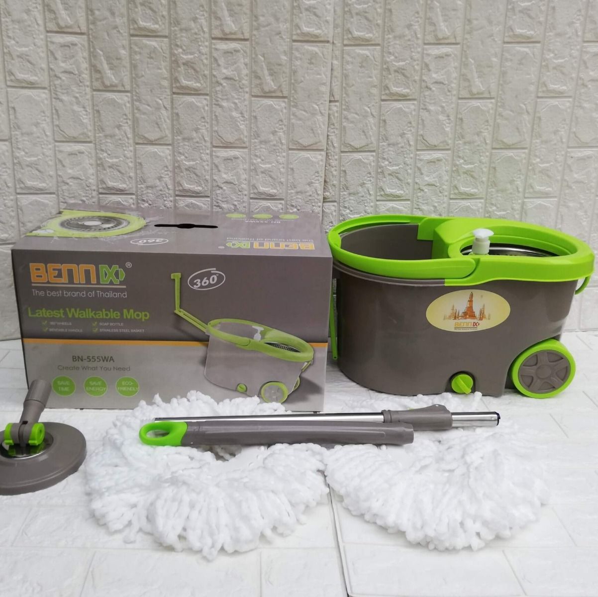 Cây lau nhà Bennix BN-555WA của Thái lan Cây lau nhà Bennix BN-555WA của Thái lan