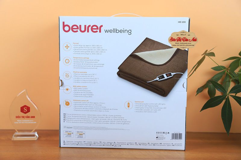 Vỏ hộp của Beurer HD100