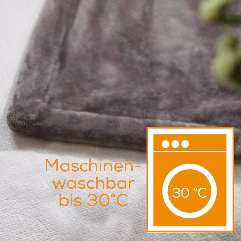 Chăn có thể giặt ở chế độ giặt nhẹ nhiệt 30 độ C