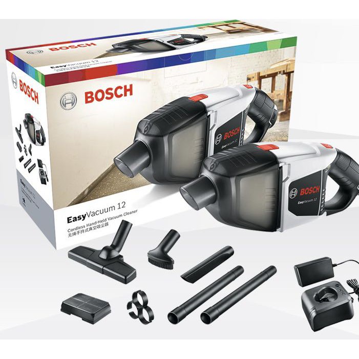 Máy hút bụi Bosch EasyVac 12 có 3 đầu hút